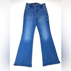 American Eagle Women's Super High Rise Flare Jeans Size- 10 Regular